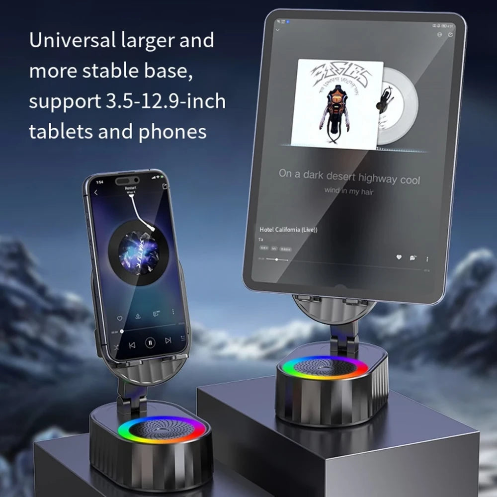 Soporte de Carga Inalámbrica con Altavoz Bluetooth