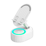 Soporte de Carga Inalámbrica con Altavoz Bluetooth