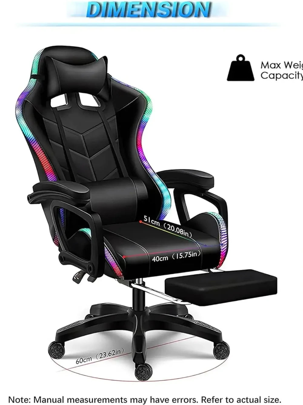 Silla Gaming con Altavoces y Masaje