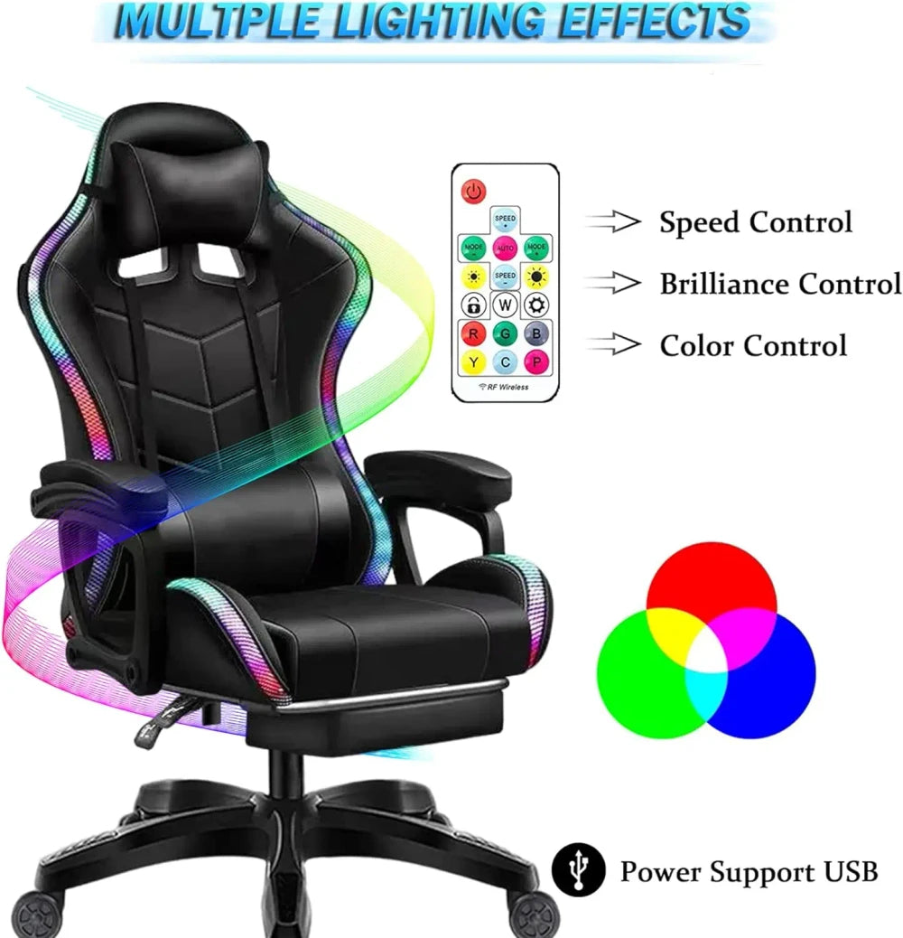 Silla Gaming con Altavoces y Masaje