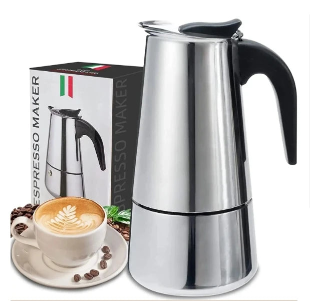 Cafetera Italiana de Acero Inoxidable