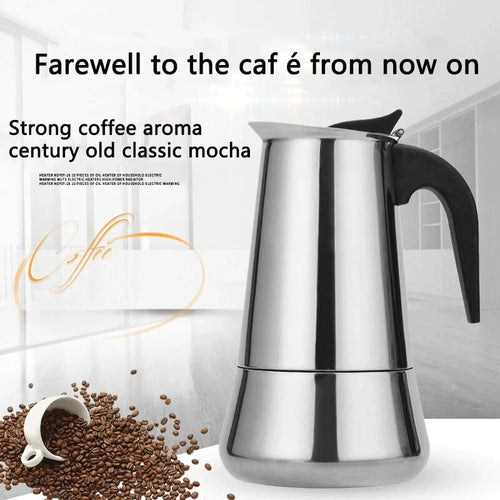 Cafetera Italiana de Acero Inoxidable