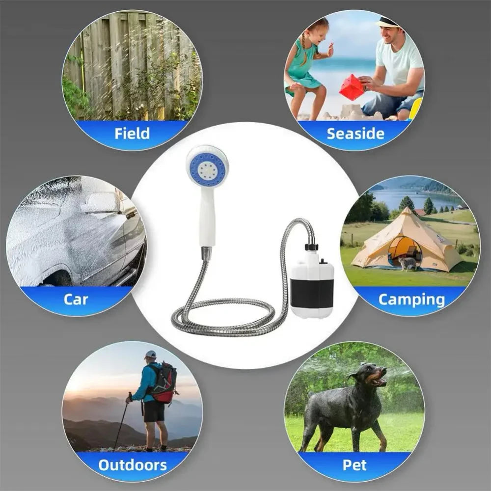 Ducha Portátil Recargable para Camping
