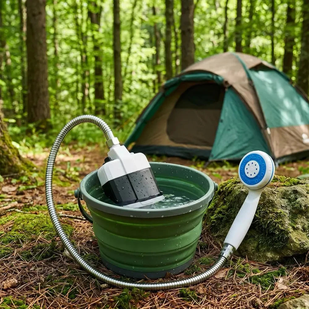 Ducha Portátil Recargable para Camping