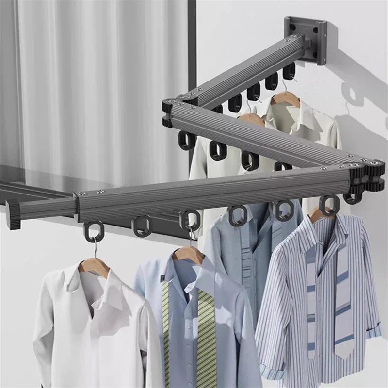 Tendedero Plegable de Aluminio para Balcón