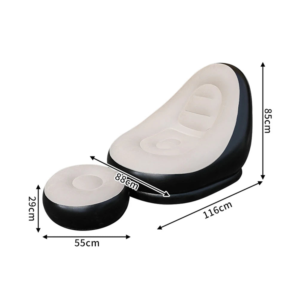 Sillón Hinchable Plegable para Camping