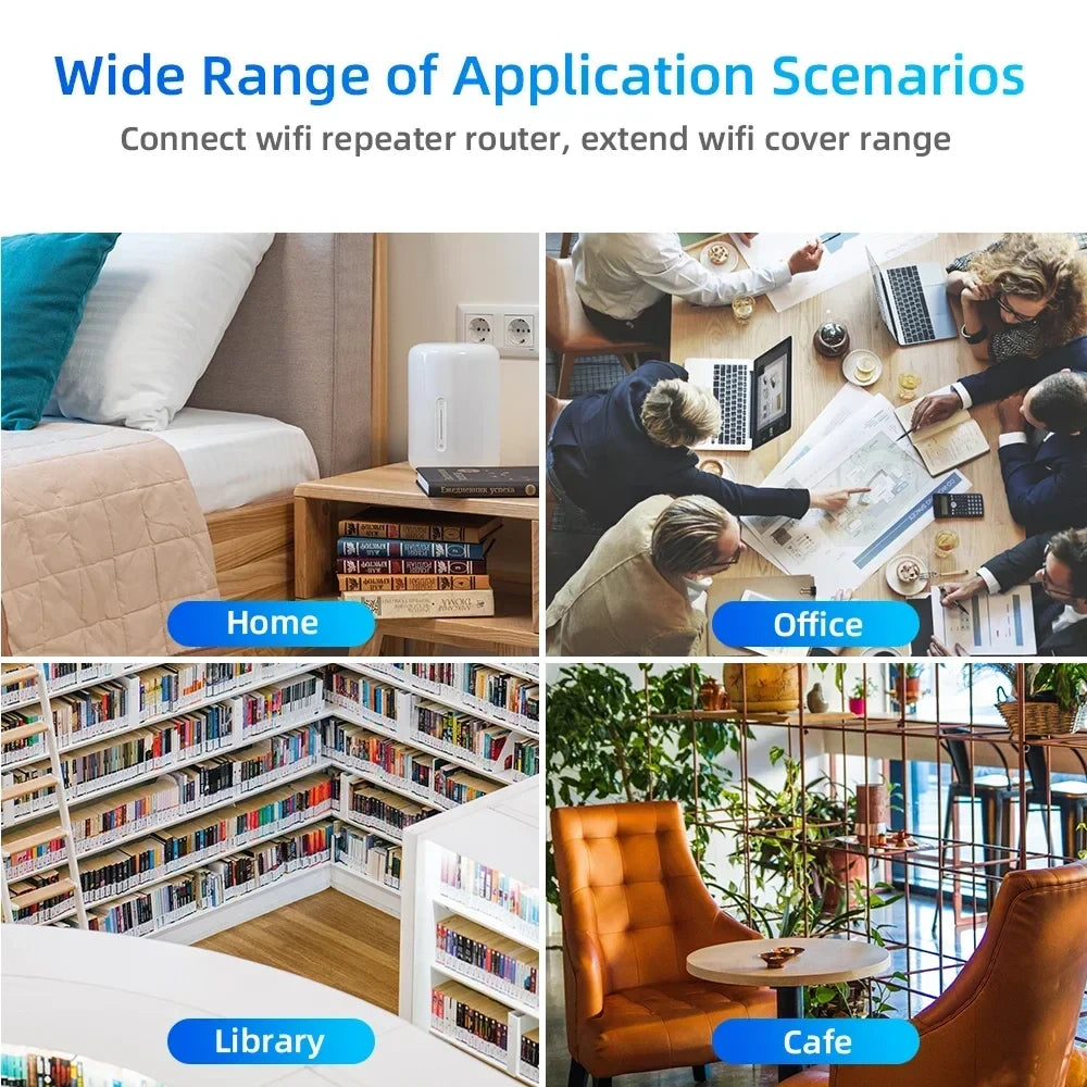 Amplificador WiFi Inalambrico de Doble Banda
