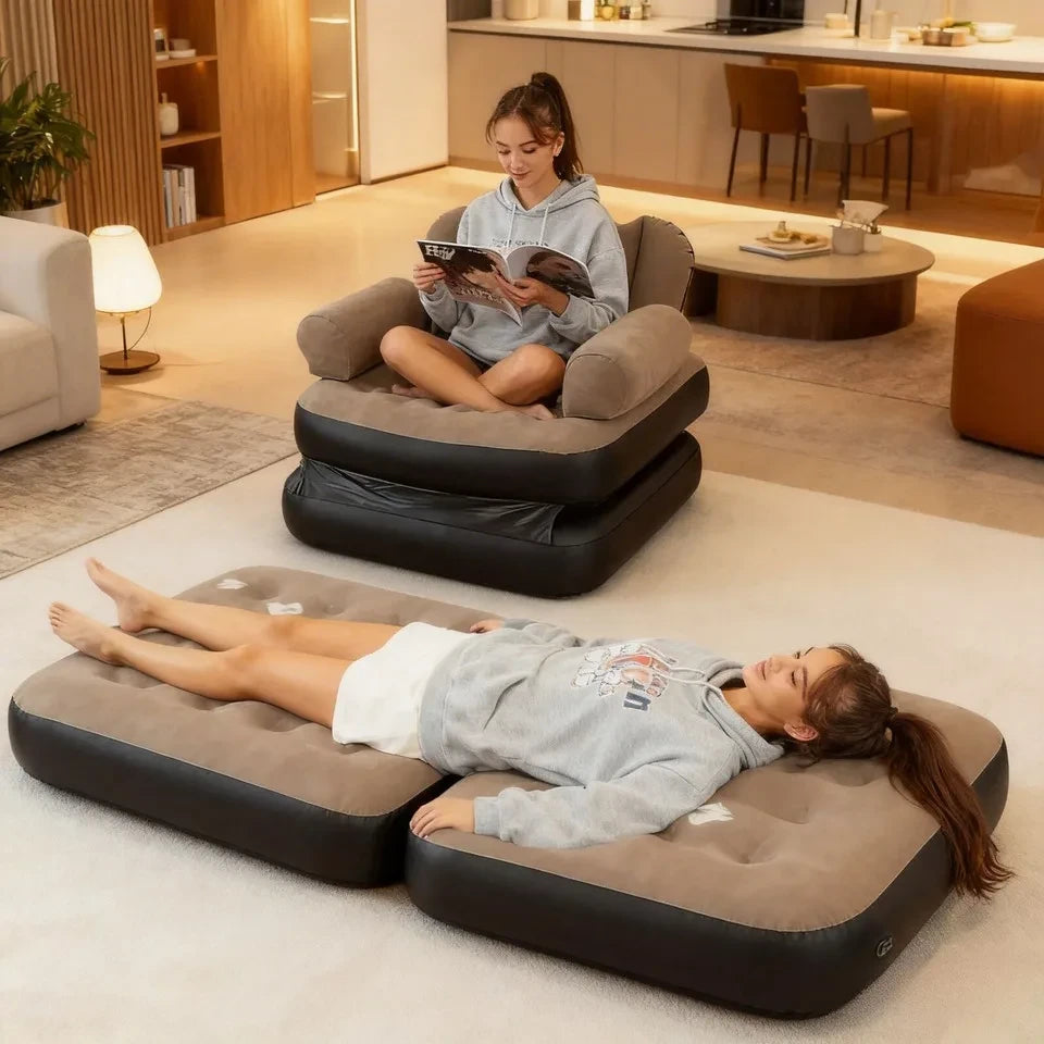 Sofa Cama Hinchable Portátil