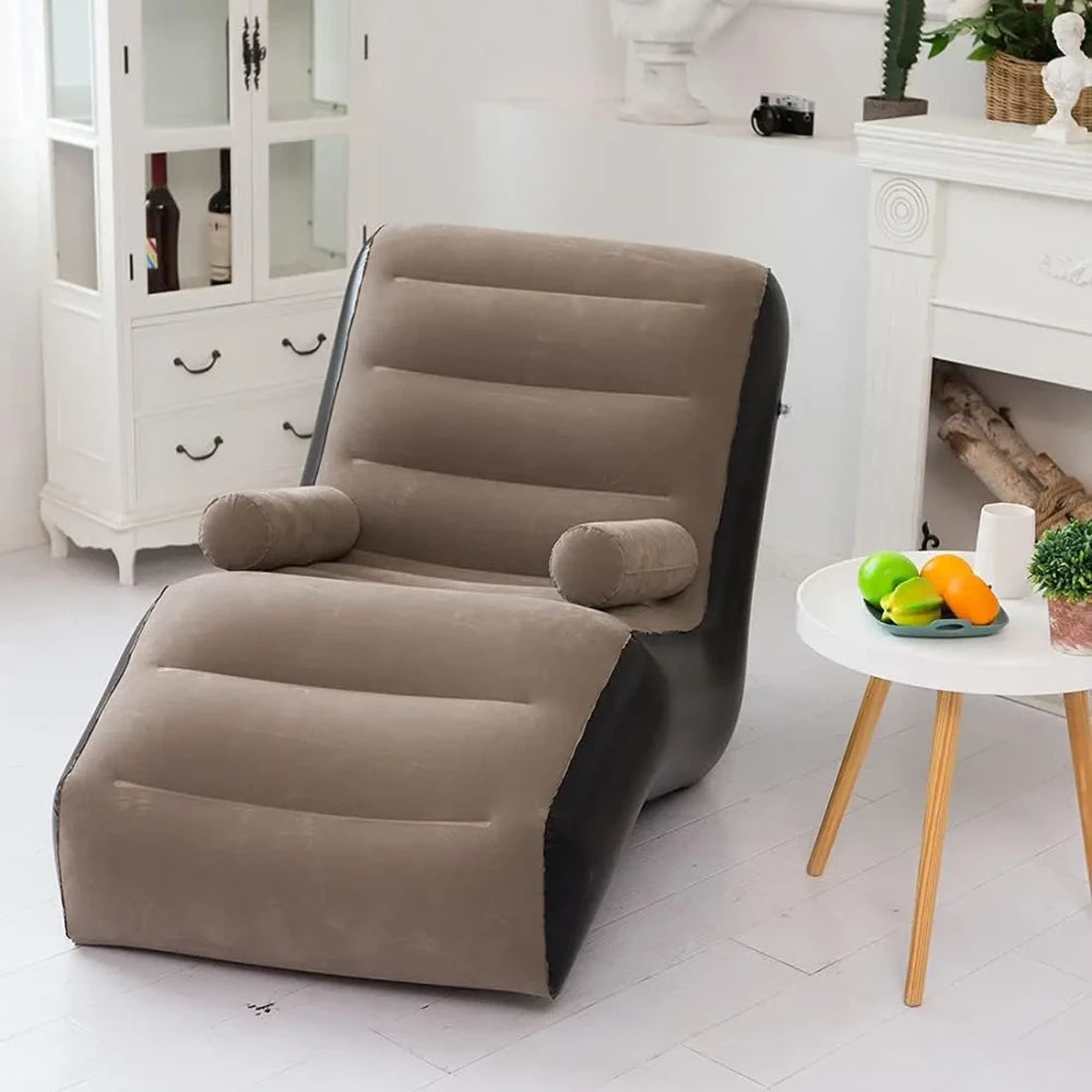 Sofa Inflable, Plegable Con Reposabrazos
