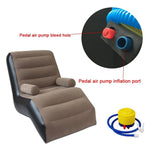 Sofa Inflable, Plegable Con Reposabrazos