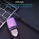 Microfono USB condensador RGB