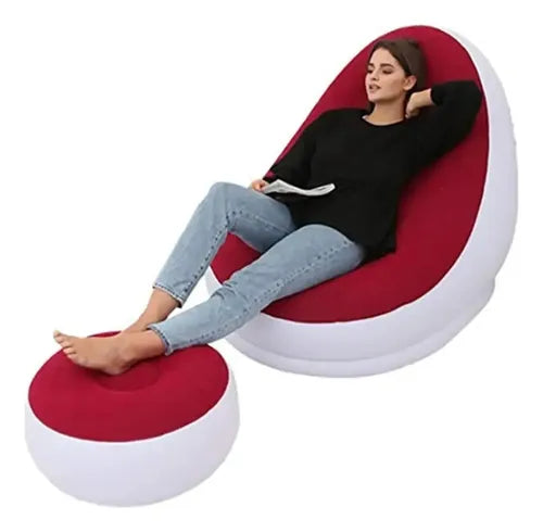 Sillón Hinchable Plegable para Camping